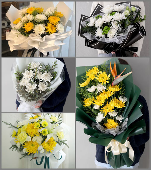广东梅州市丰顺县大龙华镇径门村白事花束代送